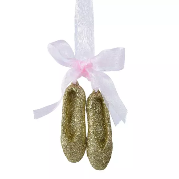 Lot de 2 Ballerines de danse de Noël Or 2