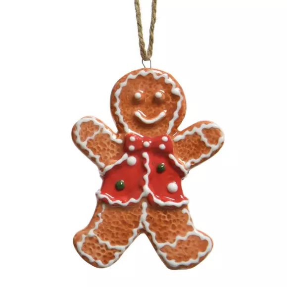 Pain d'épice Mario de Navidad para colgar Rojo 2