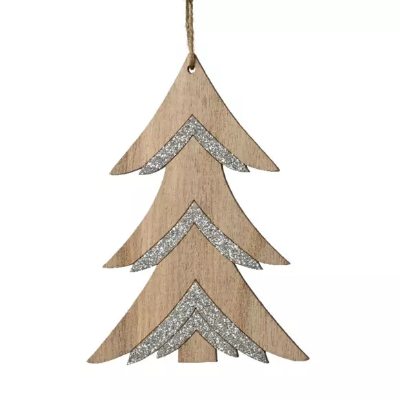 Adorno navideño para colgar Maé Plata 2