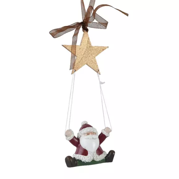 Kerstman Volant om op te hangen Meerkleurig 2
