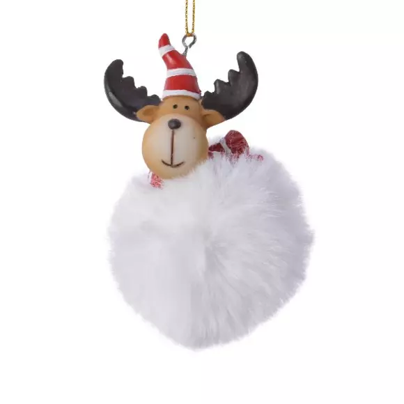 Renne à suspendre Doudou Blanc