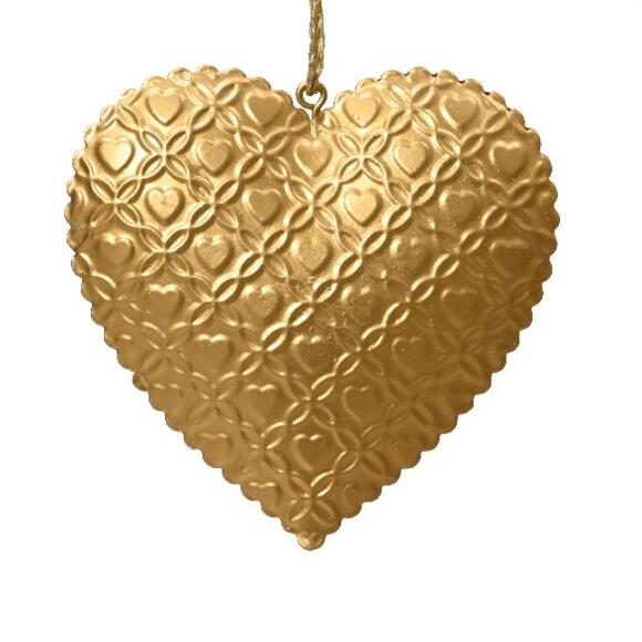 Herz aus Metall Bijoux Gold