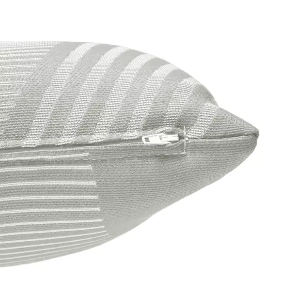 Coussin (40 cm) Jacquard Gris clair 3