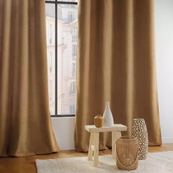 Cortina con rizos (140 x 240 cm) Woly Camel 3