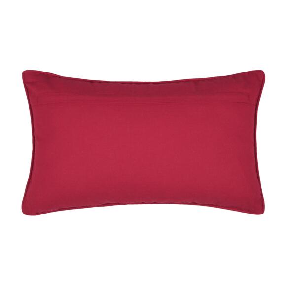 Cuscino rettangolare (50 cm) Oswald rosso e multicolore 3