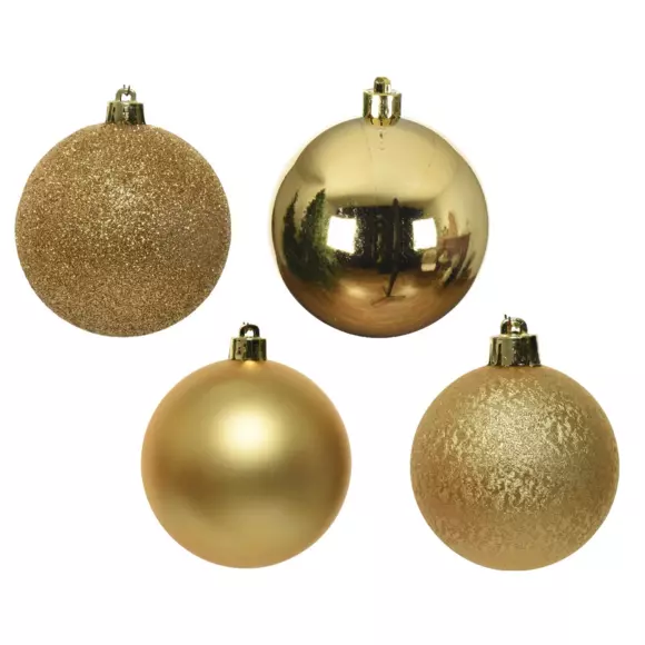 Lote de 30 bolas de Navidad (D60 mm) Alpine Oro 2