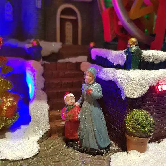 Village de Noël lumineux et musical Foire 8