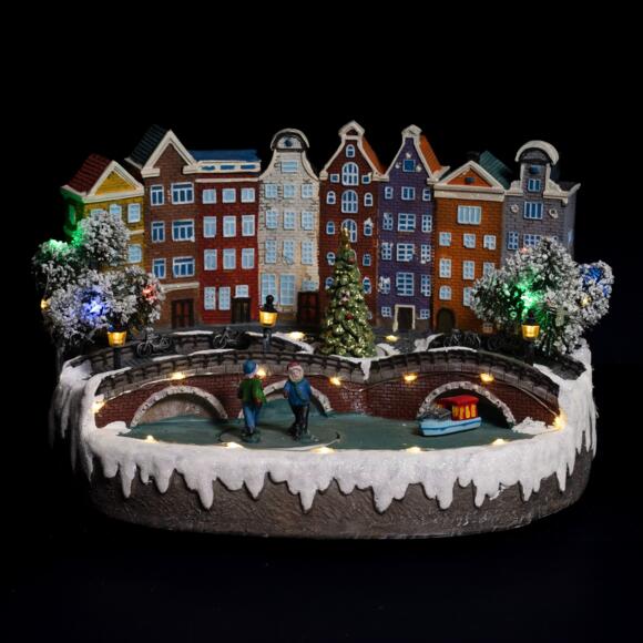 Weihnachtsdorf mit LEDs & Musik Amsterdam 2