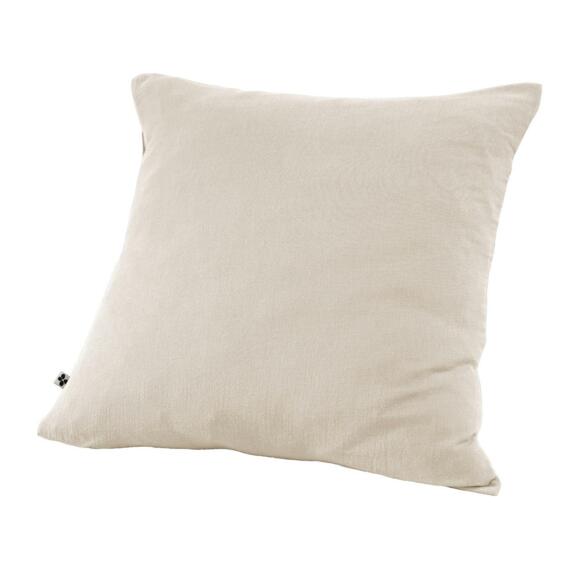Funda para almohada cuadrada en en gasa de algodón (60 cm) Gaïa Beige pampa 2
