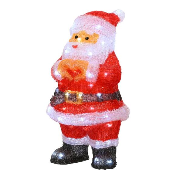 Babbo Natale luminoso Billy Bianco freddo 60 LED 2