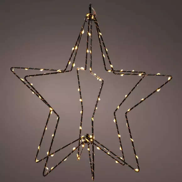 Etoile lumineuse 3D Blanc chaud 150 LED 2