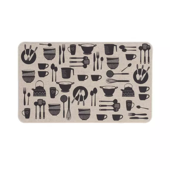 Alfombra de cocina (75 cm) Kitchen Beige 3