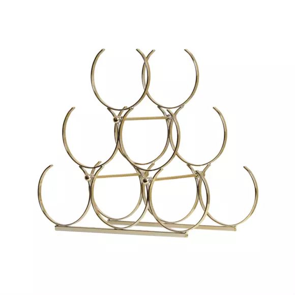 Portabotellas de metal (H28 cm) Noa Oro 2