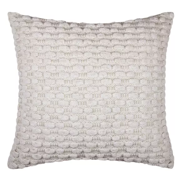 Coussin carré coton (40 cm) Cornouailles Ecru 2