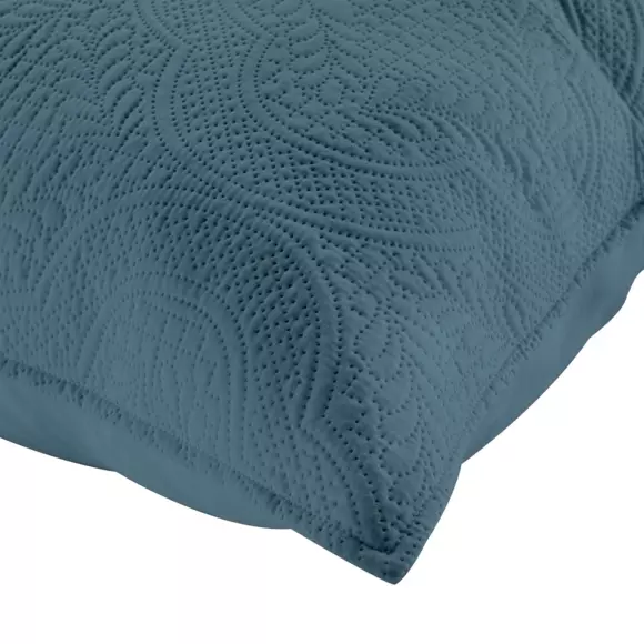 Funda de cojín (60 cm) Romane Azul trullo 2