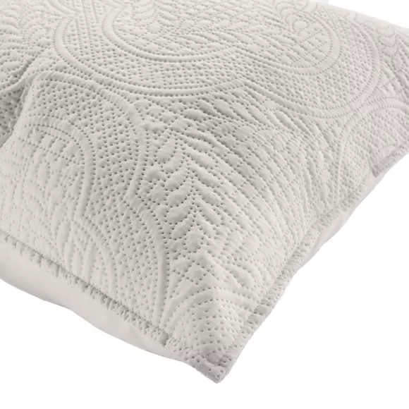 Housse de coussin (40 cm) Romane Blanche 2