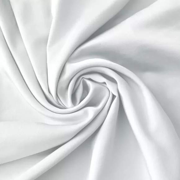 Sábana bajera en satén de bambú (160 x 200 cm) Salomé Blanco chantilly