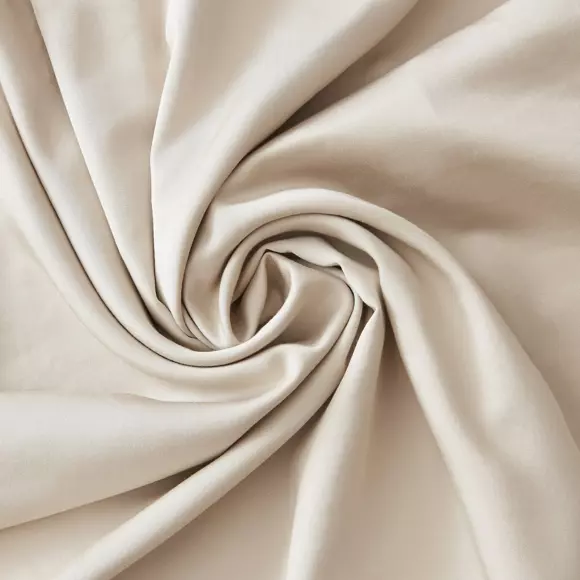 Lenzuola con angoli in raso di bambù (180 x 200 cm) Salomé Beige pampa