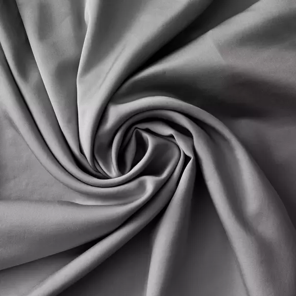 Housse de couette satin de bambou (240 x 220 cm) Salomé Gris granit