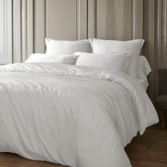 Bettbezug Bambus-Satin (240 cm) Salomé Weiß