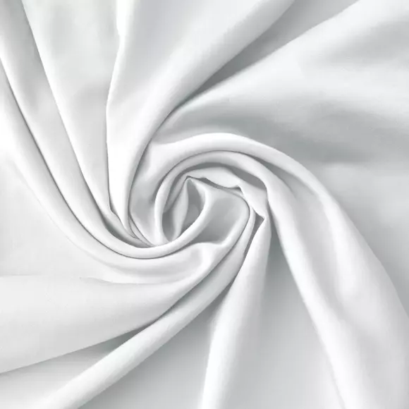 Housse de couette satin de bambou (260 x 240 cm) Salomé Blanc chantilly