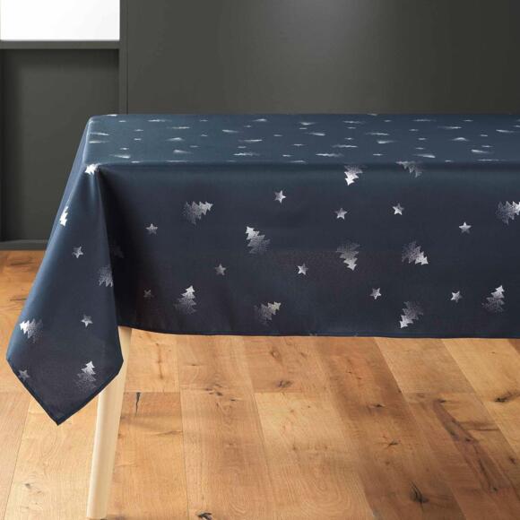 Tischdecke rechteckig (L240 cm) Sapin Blau 3