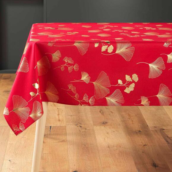 Nappe rectangulaire (L300 cm) Bloomy Rouge 3
