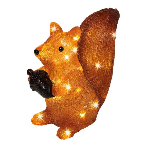 LED Eichhörnchen Franklin Batteriebetrieben Kaltweiß 30 LEDs 3
