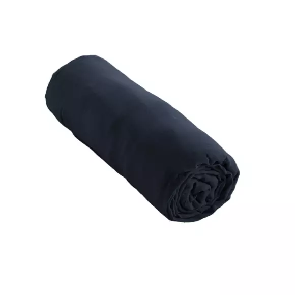 Lenzuolo con angoli garza di cotone (140 cm) Gaïa Blu notte 3