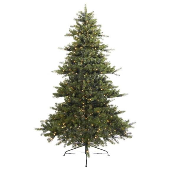 Künstlicher Weihnachtsbaum mit Beleuchtung für draußen Winnipeg H210 cm Tannengrün 2
