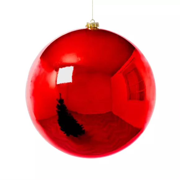 Kerstbal (D250 mm) New Alpine Rood 2