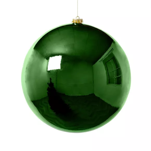 Kerstbal (D250 mm) New Alpine dennengroen 2