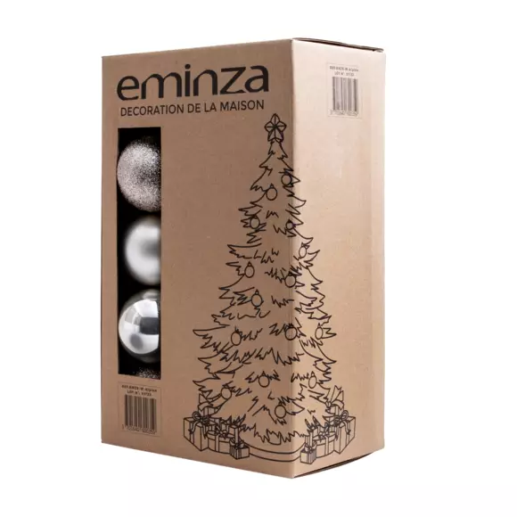 Set van 30 kerstballen (D80 mm) New Alpine parelwit 3