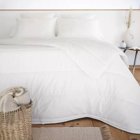 Nórdico templado anti ácaros (240 cm) Celeste Blanco
