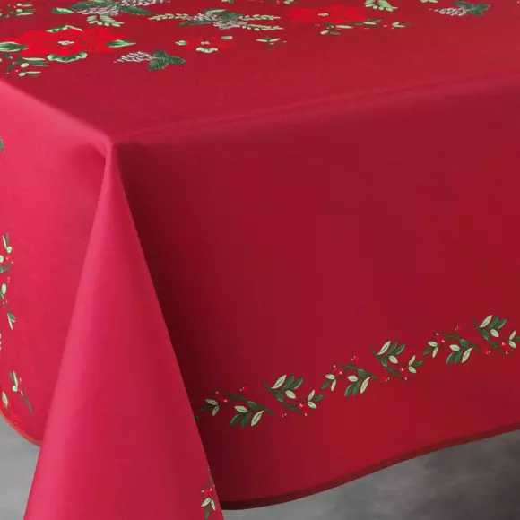 Tafelkleed rechthoekig (L240 cm) Isadora Rood 3