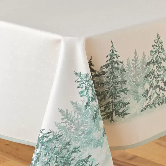 Tischdecke rechteckig (L240 cm) Christmas Helles Beige