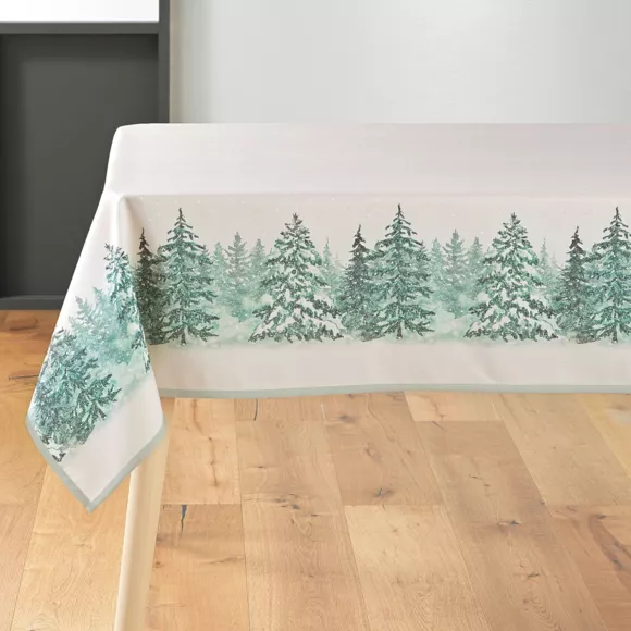 Tischdecke rechteckig (L240 cm) Christmas Helles Beige