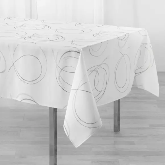Mantel rectangular (L300 cm) Bully Blanco