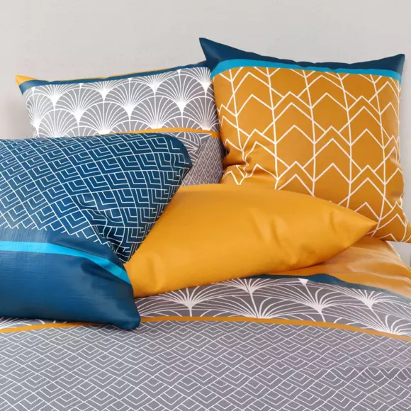 Funda Nórdica y dos fundas de algodón (260 cm) Lupin Azul