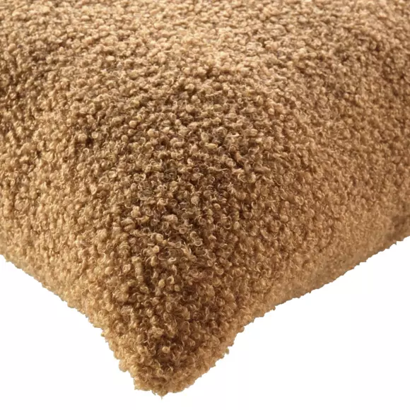 Coussin carré bouclette (45 cm) Wooly Camel 1