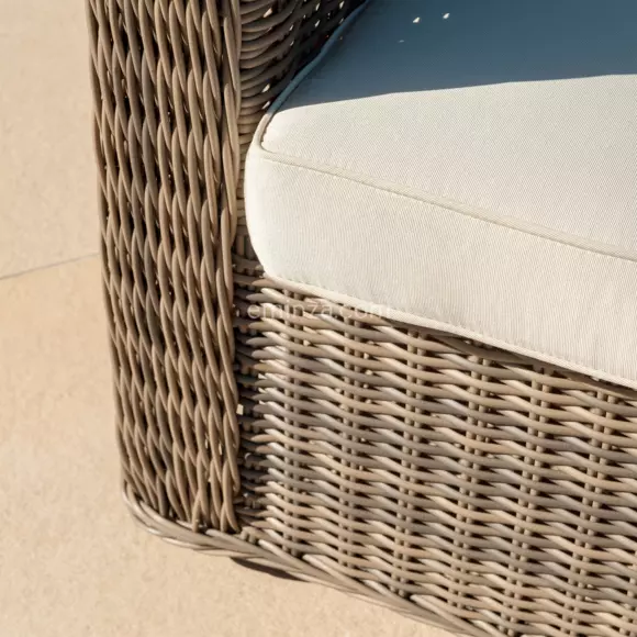 Fauteuil de jardin Calvi - Sepia/Ecru