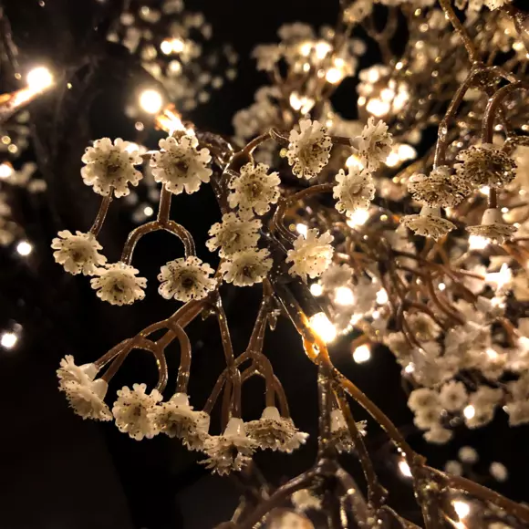 Arbre lumineux Gysophile 150 cm Blanc chaud