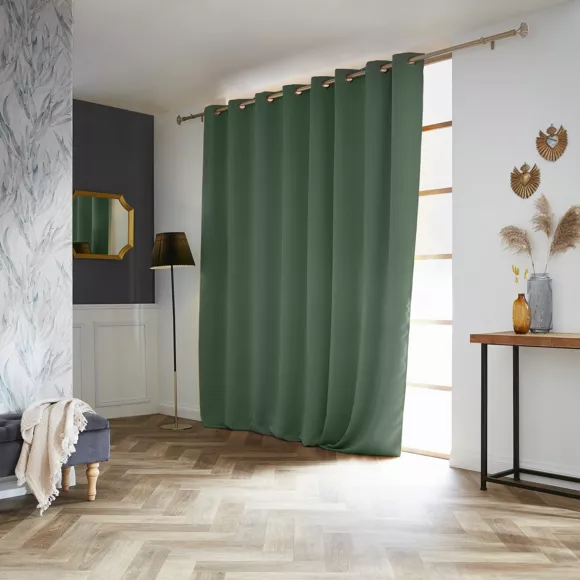 Cortina opaca  (280 x 260 cm) Dark Verde romero