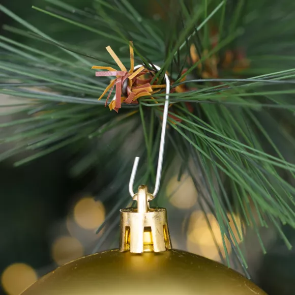 30er Set Weihnachtskugeln (D80 mm) New Alpine Gold 3