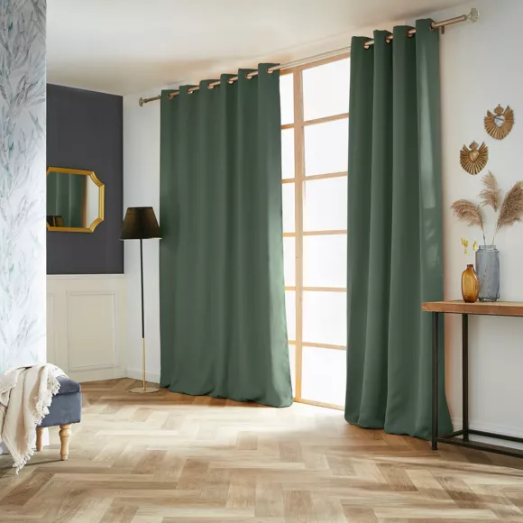 Rideau obscurcissant (180 x 260 cm) Dark Vert romarin