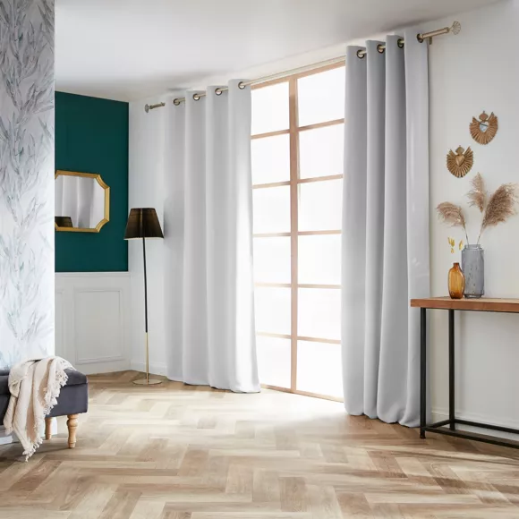 Cortina opaca (140 x 260 cm) Obscure Gris claro