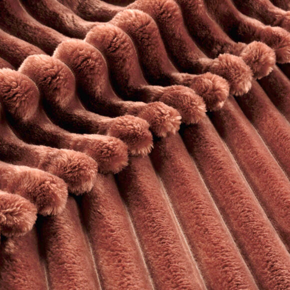Plaid doux (150 cm) Dune Terracotta