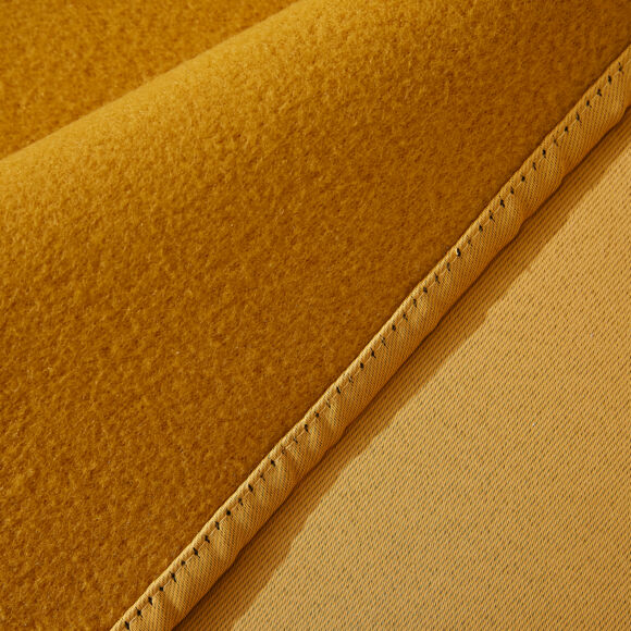 Cortina opaca térmica con cinta fruncidora (140 x 240 cm) Calore Amarillo mostaza