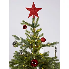 Baumschmuck-Set Novae multi Weiß / Rot
