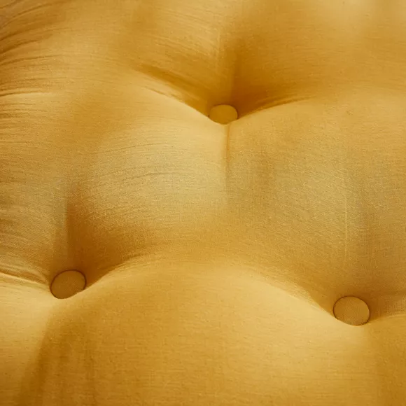 Coussin de chaise (40 cm) Gaïa Jaune safran 2